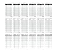 BCOATH Carte di Registrazione del Budget Nero in Carta 100 Pezzi per Gestione Entrate e Collaborazione di Team in Ufficio e Lavoro da Remoto