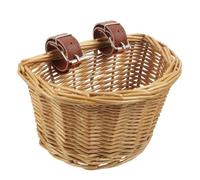 BCOATH Cestino Casuale Intrecciato Mano Vimini Bicicletta Per A In Grande Spazio, Rimovibile, A Forma Colore All'Aperti All'Aperto E Trasporto Oggetti