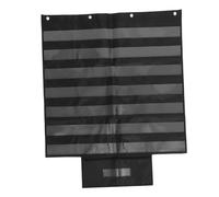 BCOATH Chart Parete per Aula con Tasche Carte Organizzatore Versatile per Schede Frasi e Storie Colore Nero e Facile
