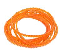BCOATH Cintura Tagliabile a Arancione per Macchina da Cucire in Pu Gancio in Metallo Confezione da 10 per Macchine da Cucire Vintage