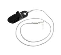 BCOATH Cinturino per Apparecchi Acustici Monaurale per Anziani, Protezione Anti-perdita Clip in Nylon e Silicone, Design Facile da Usare e Sospensione Dietro L'orecchio Bianco