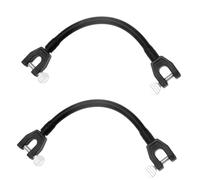 BCOATH Connettore per Punta da Sci 2 Pezzi Nero Aiuto per Allenamento Sci Principianti Controllo della velocità per attività Invernali e Sport sulla Neve