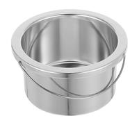 BCOATH Contenitore in acciaio inossidabile da 500 ml per scaldacera, vaso interno per depilazione rapida, adatto a saloni professionali