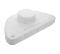 BCOATH Cuscino Massaggiante Cervicale Riutilizzabile per Lettino da Massaggio in Pu Pelle e Spugna Bianco, Design Elegante per Saloni di Bellezza e Ambienti Professionali