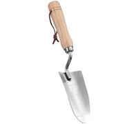 BCOATH da in Acciaio Inossidabile con Manico in Legno Ergonomico Zappetta Punta con Marcature Scala per Piantare e Scavare Attrezzo Giardinaggio Resistente e Facile da Usare