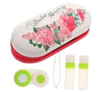 BCOATH Doppio Custodia Occhiali Portatile Esterno Con Specchio Resistente Pu e Antivento Per Casa Viaggio e Accessori Lenti