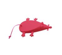 BCOATH Fermaporta e Uso Decorativo in Silicone a Forma di Topo Rosso Funzione di Blocco Porta Come Regalo per Stocking Stuffer