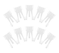 BCOATH Ganci per Tende a Forma di Farfalla e Serpente in Plastica Bianca, Set da 20 Pezzi Design Regolabile e Funzione di Mantenimento della Forma, Accessori Eleganti per Tende Interne