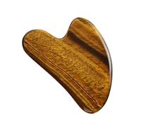 BCOATH Gua Sha Tool in Tiger'S Eye per Massaggio Viso e Corpo Strumento Gua Sha per Stimolare la Circolazione e Ridurre l'Edema