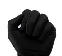 BCOATH Guanti da Galateo Uomo 4 Paia Guanti Elasticizzati in Spandex Neri Riutilizzabili Facili da Pulire per Lavori Manuali Indoor e Protezione Mani