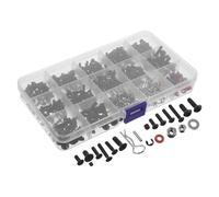 BCOATH Kit Viti di Precisione per Riparazioni Rc con Scatola Portatile Accessori per Auto Radiocomandati Dadi e Fissaggi per Auto Camion e Cingolati