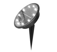 BCOATH Lampada Solare da Giardino con Paletto a Spina Luce Bianca LED Design Abs Resistente Risparmio Energetico per Vialetti Cortili Esterni
