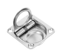 BCOATH Maniglia Anello in Acciaio Inossidabile per Imbarcazione Accessorio per Gavone e Pannello Facile da Installare e Resistente per Applicazioni e Kayak