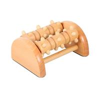 BCOATH Massaggiatore Per Piedi Legno Con Rulli Strumento Per Massaggio Plantare Migliora Circolazione e Rilassa Piedi Stanchi Portatile