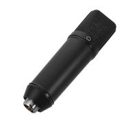 BCOATH Microfono a Condensatore Corpo Xlr Nero in Metallo, Protezione lungo Termine e Compatibilità senza Interruzioni per Trasmissioni Live e Streaming Mobile