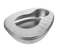 BCOATH Padella in Acciaio Inossidabile per Donne Anziane Portatile per Pazienti Allettati Adatta per Uso Ospedaliero e Domestico Capacità Ampia per Ridurre Carico di Lavoro