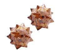 BCOATH Palla Massaggiante Manuale per Mani in Abs Marrone, Semplice da Usare per Sollievo Affaticamento a Casa, Strumento Creativo e Pratico per Massaggio Terapeutico