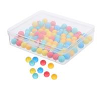 BCOATH Palline di Plastica Colorate 10Mm 100 Pezzi per Giochi di Perline e attività Educative, Strumenti per Ragazzo Ragazza e Ragazzi per Imparare la Probabilità e Sviluppare Competenze