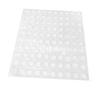 BCOATH Paraurti Trasparenti Per Mobili e Cassetti, Adesivi a Puntini Autoadesivi 100 Pezzi, Cuscinetti Bassi Per Arredi, Protezione Antiscivolo e Paraurti Per Persone Ipovedenti