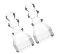 BCOATH Pennarello Acrilico Trasparente per Roulette, Marcatore di Vincita Piccolo Resistente, Accessorio per Tavolo da Gioco Sociale, Segnalino per Fiches in Acrilico, Set 2 Pezzi