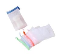 BCOATH per 5 Pezzi in Nylon Coulisse, Sacchetti Porta Esfolianti per Pulizia Viso e Corpo Tessuto Morbido e Design Confortevole Colore Casuale