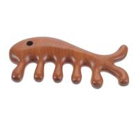 BCOATH Pettine Massaggiante Naturale Per Capelluto Pettine Antistatico Denti Larghi Stimola Circolazione Tutti Tipi Uomini Donne