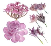 BCOATH Piante Grasse Artificiali Decorazioni Realistiche e Vivide in Pvc e PE 9 Pezzi Facili da Pulire e Curare Varie Tipologie Eleganti Stili multipli per Casa e Ufficio Stili multipli