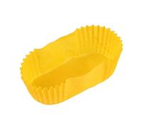 BCOATH Pirottini Di Carta Ovali Per Dolci e Muffin, Resistente Al Calore e All'umidità, Carta Alimentare Gialla Per Torte e Cupcake, Adatti Per Feste e Panetterie, Confezione Da 1000 Pezzi