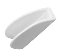 BCOATH Porta Tovaglioli in Ceramica Bianca per Cucina e Bagno, Design Semplice e Funzionale per Dispenser e Contenitore di Carta Igienica, Accessorio Elegante la Casa