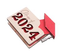BCOATH portacarte di laurea titolare della carta classe 2024 organizzatore di carte di laurea Astuccio portacarte Astuccio per carte di classe custodia per carte in legno Di legno