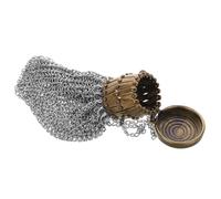 BCOATH Portamonete Vintage in Ferro con Catena Lunga, Argento Portatile | Design a Rete in Ferro, Facile da Mantenere, Leggero, Piccolo, Stile Inglese Anni Venti Colore Casuale