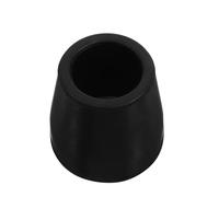 BCOATH Puntali in Gomma Nera per Gambe del Deambulatore e Stampelle, Facile Sostituzione, Accessori Antiscivolo per Stabilità e Sicurezza