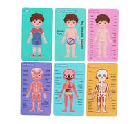 BCOATH Puzzle Educativo in Legno per Gioco Rompicapo Corpo Umano per Ragazzi e Ragazze Sicuro e Durevole Regalo per Festa e Compleanno