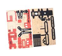 BCOATH Puzzle in Legno da Assemblare Escavatore Auto Te Kit Creativo per Ragazzi e Adulti Gioco Educativo per Sviluppo Abilità e Immaginazione