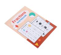 BCOATH Quaderno di Esercizi di Matematica Sulle Frazioni, Libro di Attività Matematiche con Numeratori e Denominatori, Materiale Scolastico Montessori per Educazione Prescolare