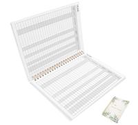 BCOATH Quaderno Finanziario per Gestione Efficiente delle Finanze Carta, Accessorio per Registro Assegni, per Persone Attive