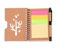 BCOATH Quaderno Spiralato A5 in Carta Kraft Beige con Copertina in Ferro, Blocco Note Classico Minimalista, Previene Ombreggiature e Usura, per Studenti e Viaggiatori