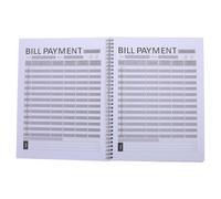 BCOATH Raccoglitore Per Fatture Organizer Per Fatture Pianificatore Per Il Monitoraggio Delle Spese In Contanti Pianificatore Per Il Budget Finanziario