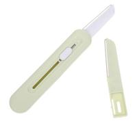 BCOATH Rasoio per Sopracciglia in Acciaio Inossidabile Impugnatura Ergonomica Leggero e Portatile, Include Testina di Ricambio per Viaggio e Depilazione Precisa