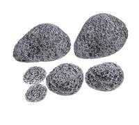 BCOATH Rocce Decorative in Pietra Finta per Giardino e Piante da Interno, 6 Pezzi in Schiuma Leggera, Realistiche per Composizioni Floreali e Decorazioni Fatate Interne ed Esterne