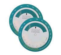 BCOATH Ruota Indice Bmi Da 2 Pezzi Per La Salute Del Corpo: Ruota Di Misurazione Del Peso - Strumento Di Monitoraggio Dell'altezza Per Palestra Domestica, Monitor Del Grasso Medico