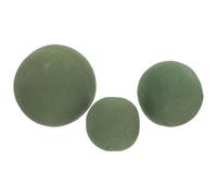 BCOATH Schiume Floreali Sferiche 3 Pezzi per Composizioni Floreali, Spugna Verde Forte Assorbimento d'Acqua, Materiale Ecologico per Fioristi e Famiglie