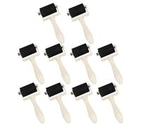 BCOATH Set 10 Rulli in Gomma per Stampa Brayer Applicatore di Inchiostro per Arte e Pittura Ragazzo Ragazza, Strumento Artigianale per creatività e Laboratori Scolastici, Manico