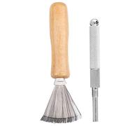 BCOATH Set 2 Pezzi Strumento per Composizioni Floreali in Acciaio Inox, Rastrello Raddrizzatore e Correttore per Piante da Fiore, Pulitore Pratico per Fiori per Uso Domestico