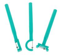 BCOATH Set 3 Pezzi Strumenti Allenamento Muscoli Orali per Bambini, Dispositivo Ritenzione Punta Lingua Verde in Plastico Design Ergonomico per Riabilitazione del Linguaggio
