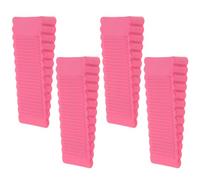 BCOATH Set 4 Pezzi Fermaporta Cuneo in Plastica Anticollisione per Porte Camera da Letto e Ufficio, Blocco Porta AntiGraffio la Parte Inferiore, Protezione Contro Urti e Chiusura