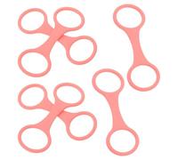 BCOATH Set 6 Clip in Silicone per Boccaglio da Immersione, Supporto Passante per Cinturino Maschera Snorkeling, Attacco a Sgancio Rapido per Tubo Subacqueo, Accessori per Attrezzatura