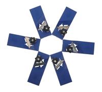 BCOATH Set 6pezzi Rifilatore Manuale per Bordi in Legno e Cartongesso, Pialla per Bordi Angolo 45°, Utensile Facile da Usare in Plastico e Metallo per Falegnameria e Lavori Fai da Te