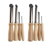 BCOATH Set 8 Pezzi Attrezzi per Ceramica e Argilla Forbici Rotondi in Metallo, Facili da Usare e Pulire per Modellare Argilla e Scultura