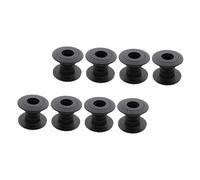 BCOATH Set Da 8 Pezzi Di Boccole Per Calcio Balilla Da Tavolo, Accessori Per Aste Cuscinetti Lisci in Plastica Nera, Ricambio Per Macchine Da Calcio Balilla Adatte a Tavoli Ricreativi